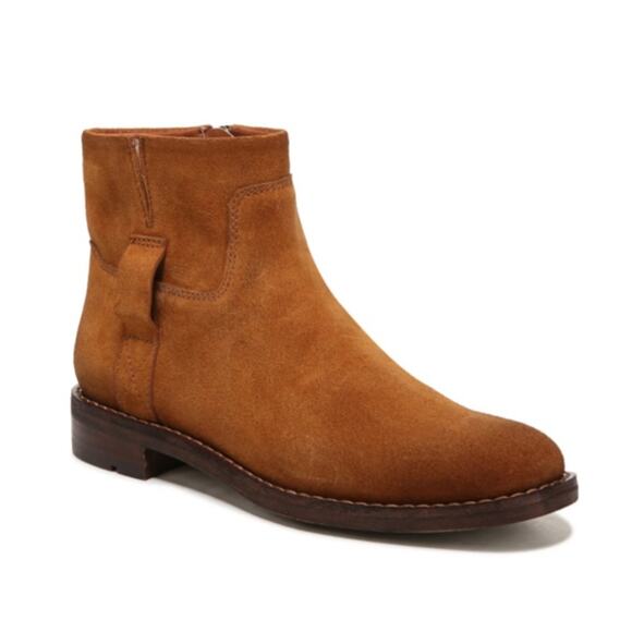 FRANCO SARTO Womens 7 Malina Suede Boot in Whiskey Brown NEW - Picture 1 of 12